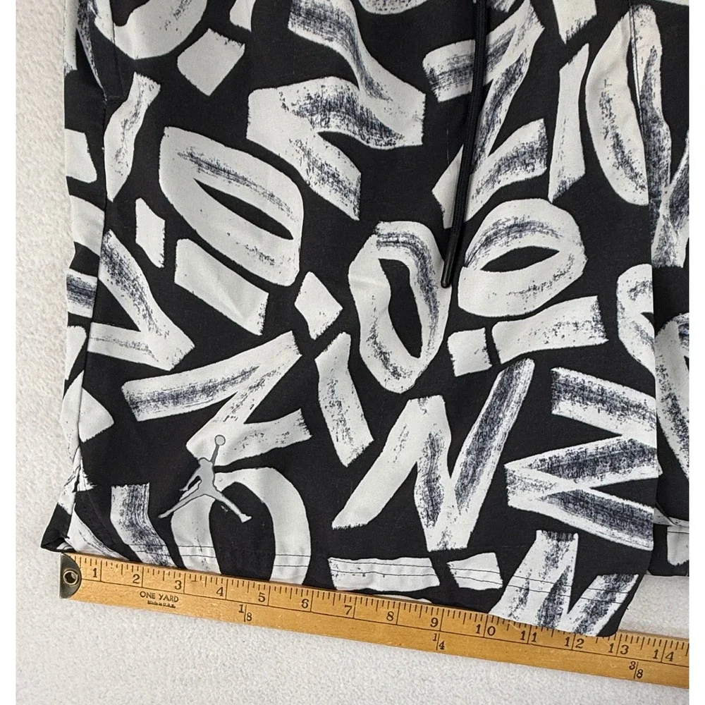 Jordan‎ Graphic Basketball Shorts Mens XL Black White DH0590-010 Jumpman Print